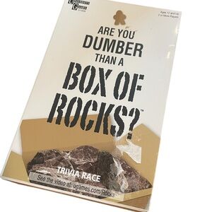 Are You Dumber Than a Box of Rocks Trivia Race Board Game